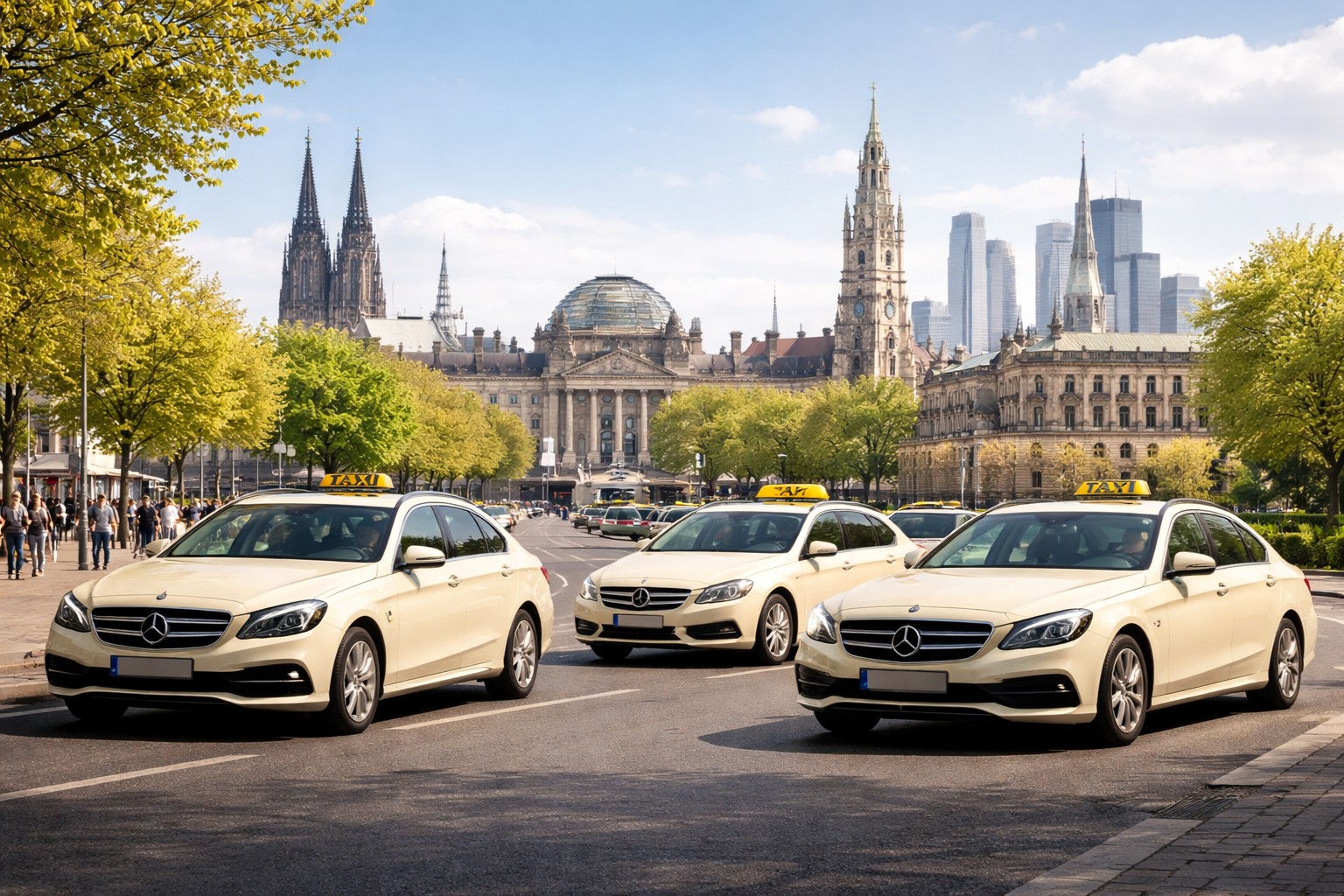 Taxi Deutschland App und Mobilitaet im urbanen Kontext